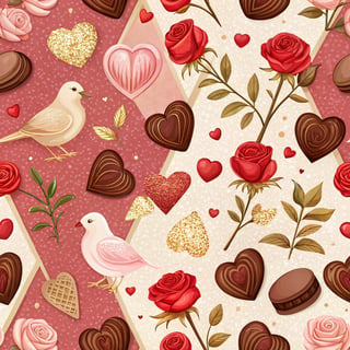 Valentine's Day Seamless Wrap