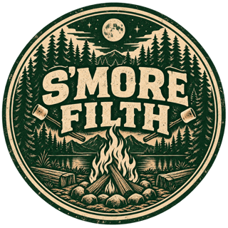 S'MORE FILTH Vintage Camp Badge