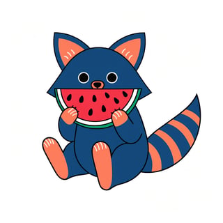 Cute Wild Raccoon Clipart