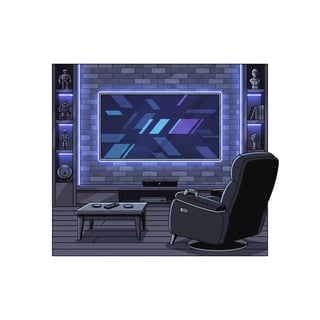 Stylized Man Cave Vector Art