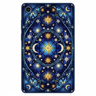 Celestial Stained Glass Artwork
