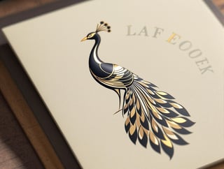 Art Deco Peacock Design