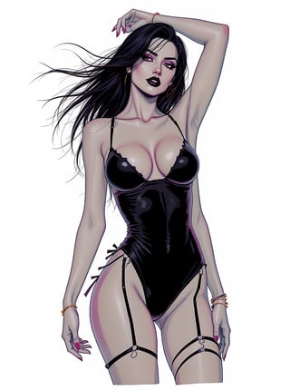 Stylized Nightclub Figure Art