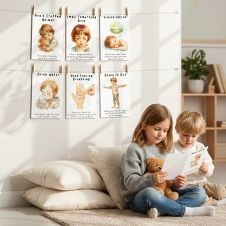 Calming Corner Kids Flashcards