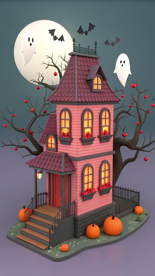 Whimsical Haunted Gothic House