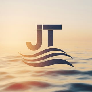 Modern JT Monogram on Boat Wake