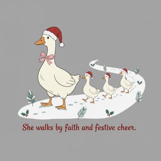 Faith and Festive Cheer Christmas Design