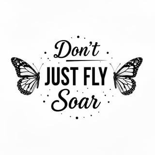 Black & White Motivational Quote Design