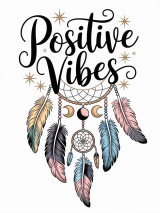 Boho Dreamcatcher Illustration
