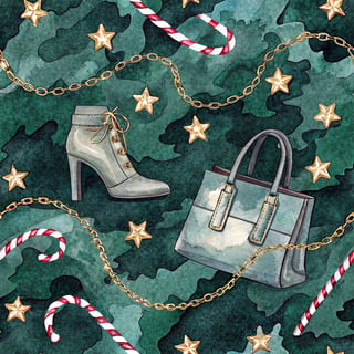 Artistic Christmas Fashion Camouflage