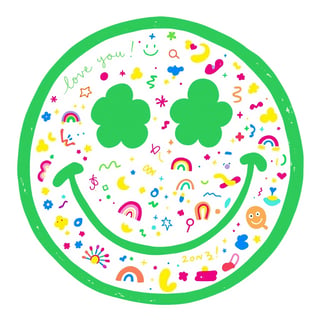 Playful Smiley Face Illustration