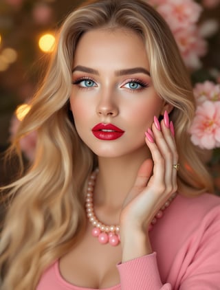 Glamour Portrait of Blonde Woman