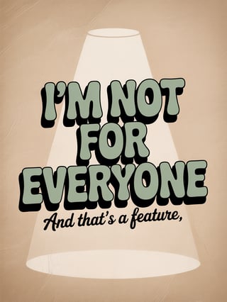 Modern Retro Sarcastic Typography