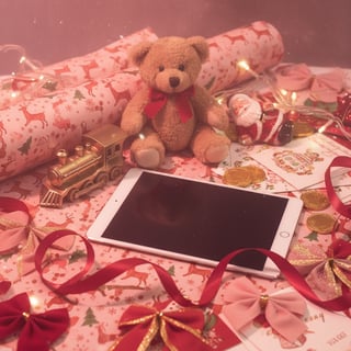 90s Retro Holiday Wrapping Paper