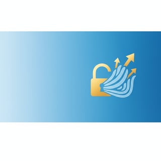 Gradient Blue Unlock Impact Icon