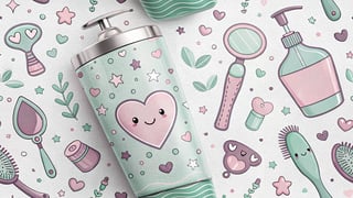 Kawaii Tumbler Wrap Design for Stylists