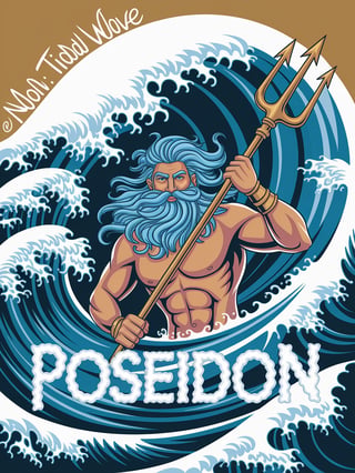 Poseidon T-Shirt Design