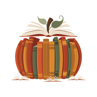 Book Pumpkin Silhouette