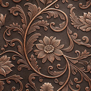 Embossed Leather Father's Day Texture