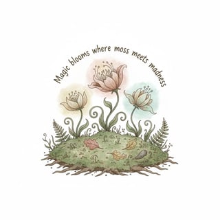 Whimsical Cottagecore Watercolor Art