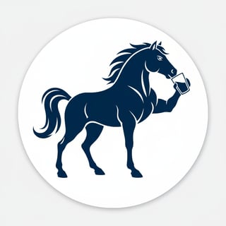 Modern Sports Team Horse Logo