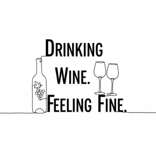 Hand-Drawn Wine Illustration