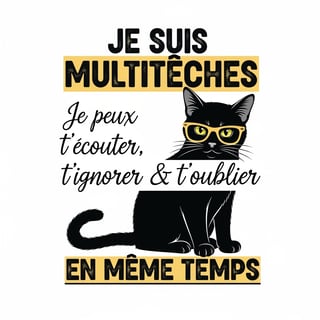 Bold Fonts and Black Cat Design