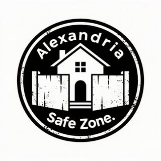 Minimalist Circular Safe Zone Logo