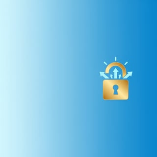 Gradient Blue Unlock Impact Icon