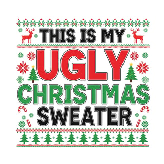 Ugly Christmas Sweater T-Shirt Design