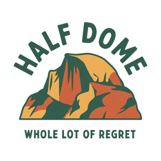Retro Yosemite Half Dome Badge