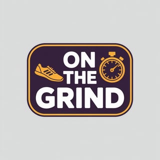 On The Grind Badge Design