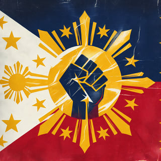 Stylized Philippines Flag Design