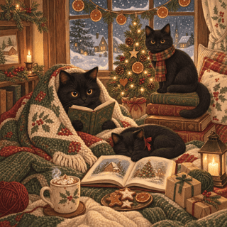 Cozy Cats Christmas Storytime
