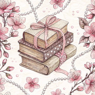 Elegant Vintage Book Pattern