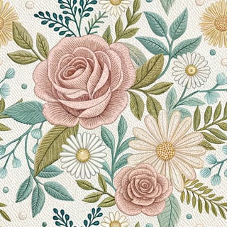 Embroidered 'Home Sweet Home' Design