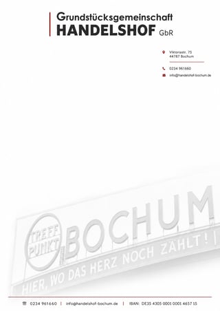Modern Business Letterhead Design A4