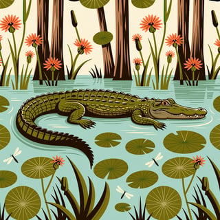 West Florida Alligator Tumbler Wrap