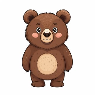 Friendly Bear Nursery Art