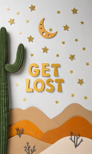 Minimalist Desert Illustration