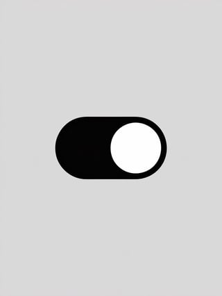 Minimalist Toggle Switch ON