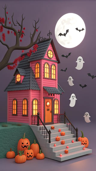 Whimsical Haunted Gothic House