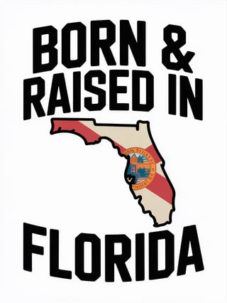 Florida Vintage T-Shirt Design
