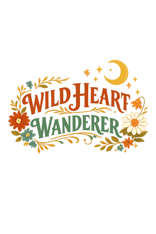 Wild Heart Wanderer Western T-Shirt Design