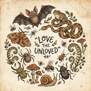 Whimsical Vintage Natural History Illustration