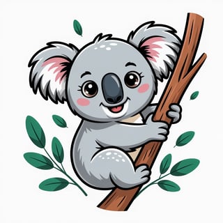 Cute Koala Vector Art