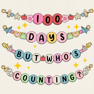 100 Days But Who’s Counting Design