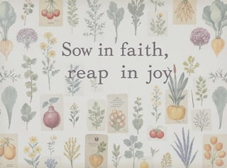 Vintage Seed Packet Collage Art
