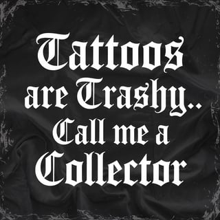 Gothic Tattoo Quote Design