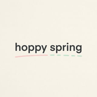 Modern Minimalist Spring Typography